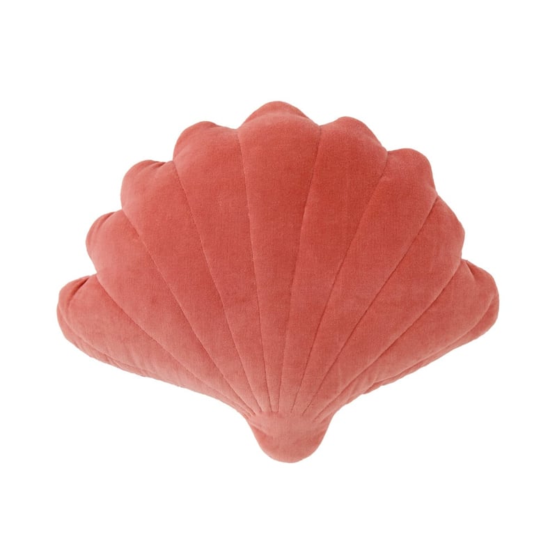 Shell Pink Velvet Cushion