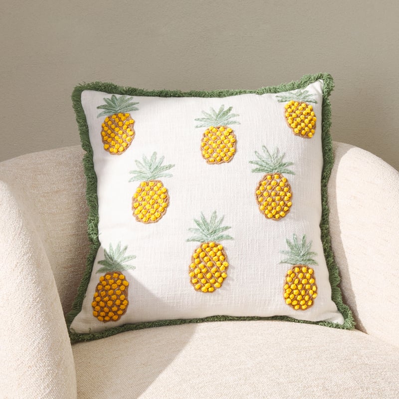 Pineapple Green Cushion