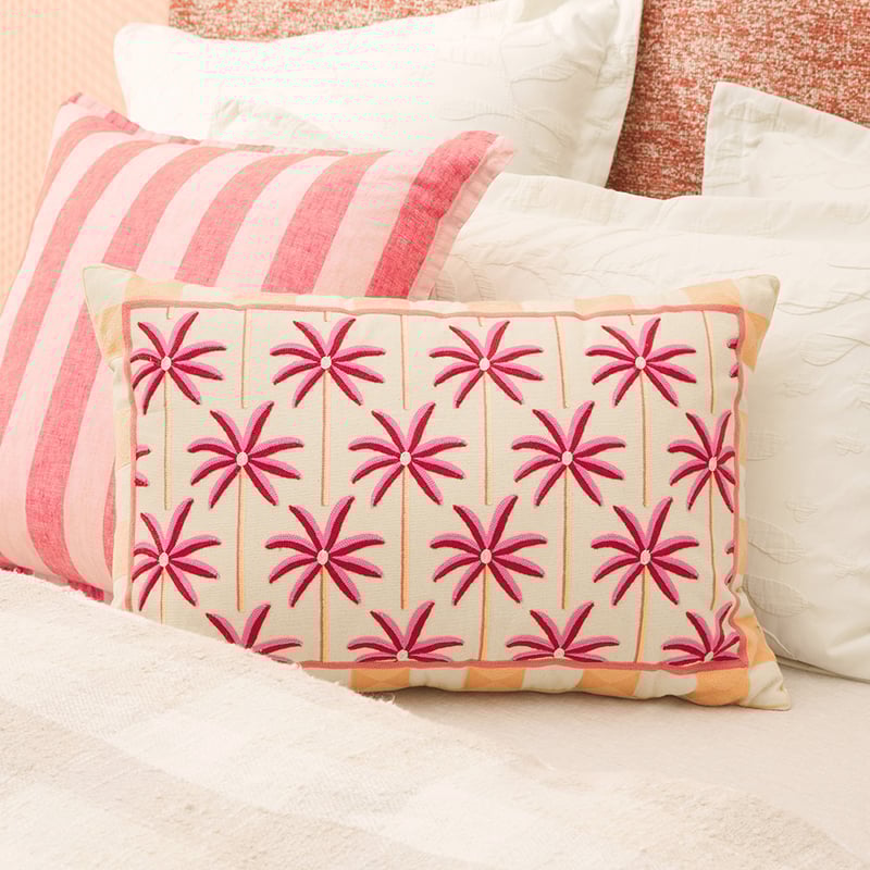 Rafaella Pink & Natural Cushion