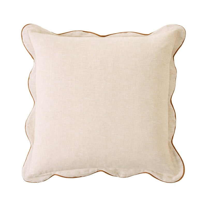 Emia Natural & Brown Sugar Linen Cushion