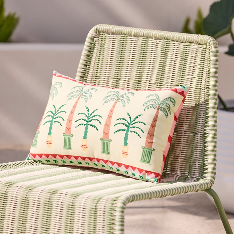 Green Palms Outdoor Cushion