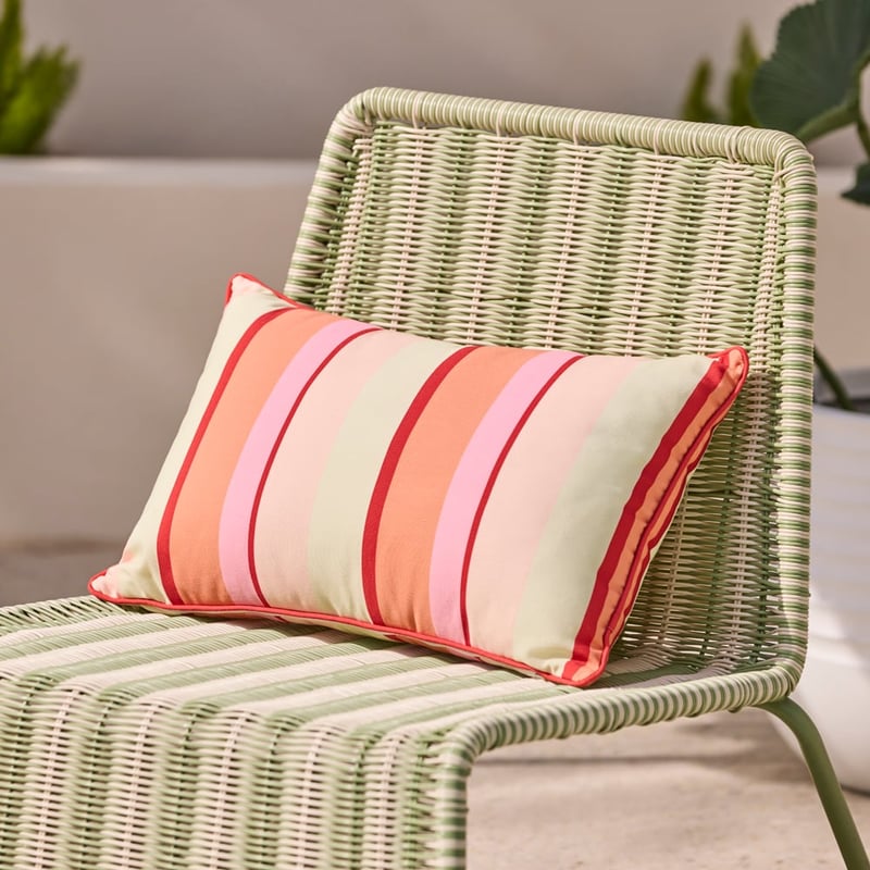 Sunset Stripe Outdoor Cushion