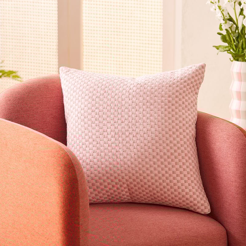 Tula Pink Check Cushion