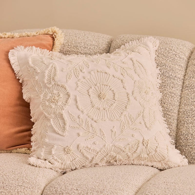 Bloomfield White Cushion