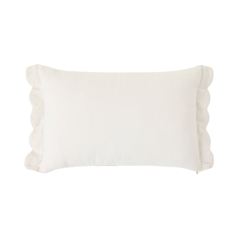 Chessie White Floral Cushion