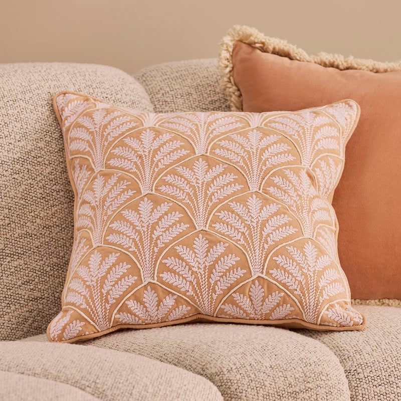 Phoebe Peach Cushion
