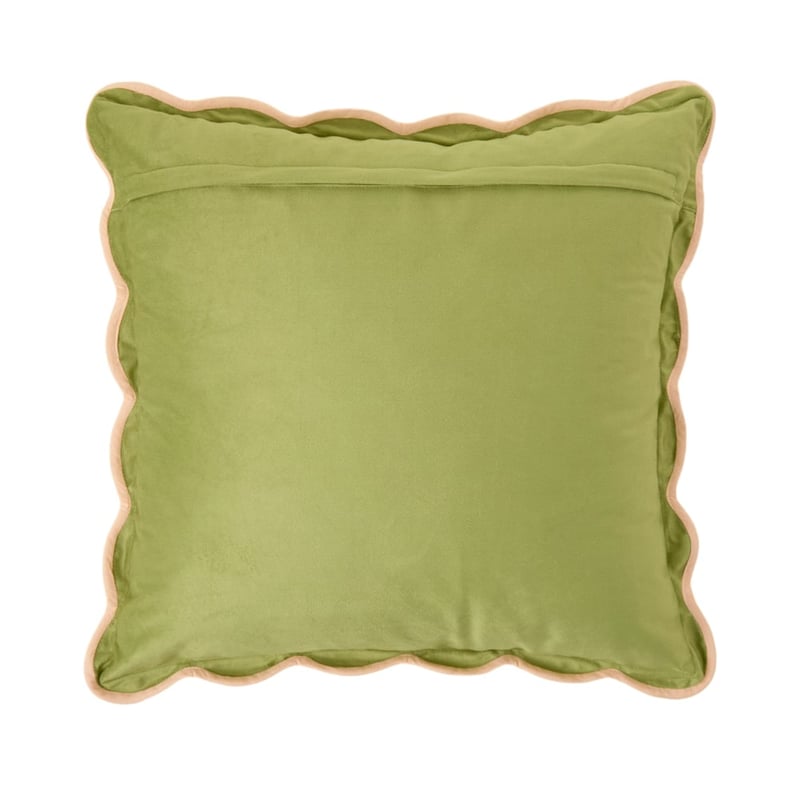 Garden House Velvet Bouquet Green Cushion