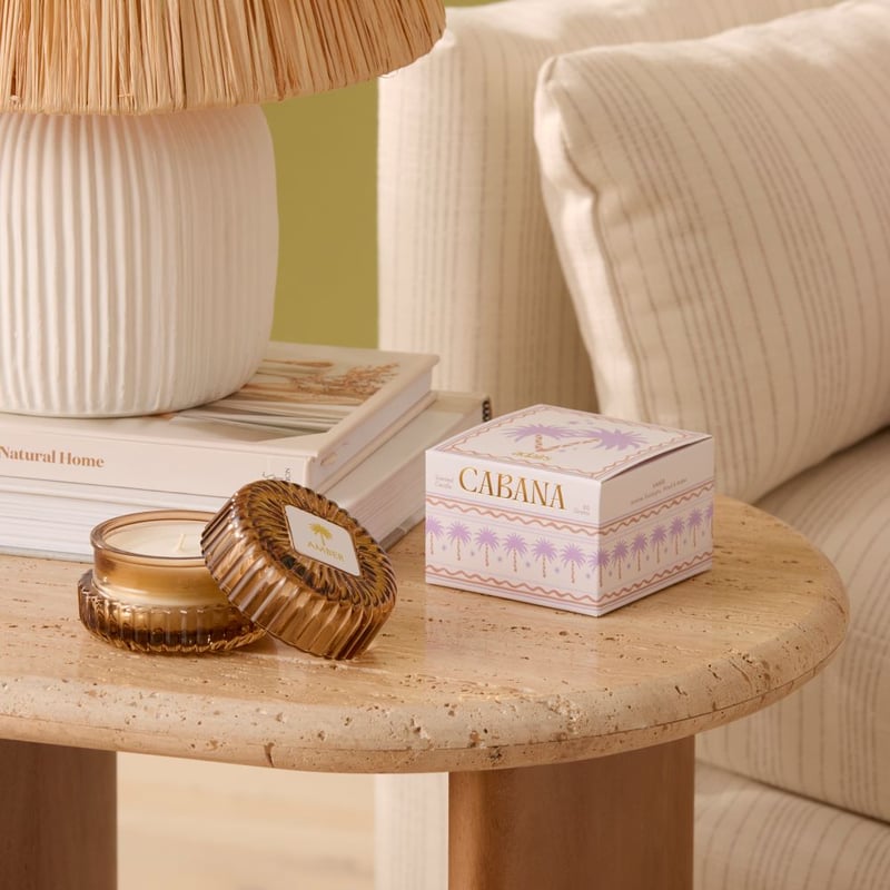 Cabana Amber Candle 80g