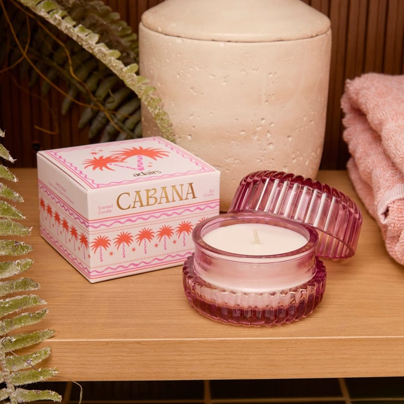 Cabana Sweet Peony Candle 80g
