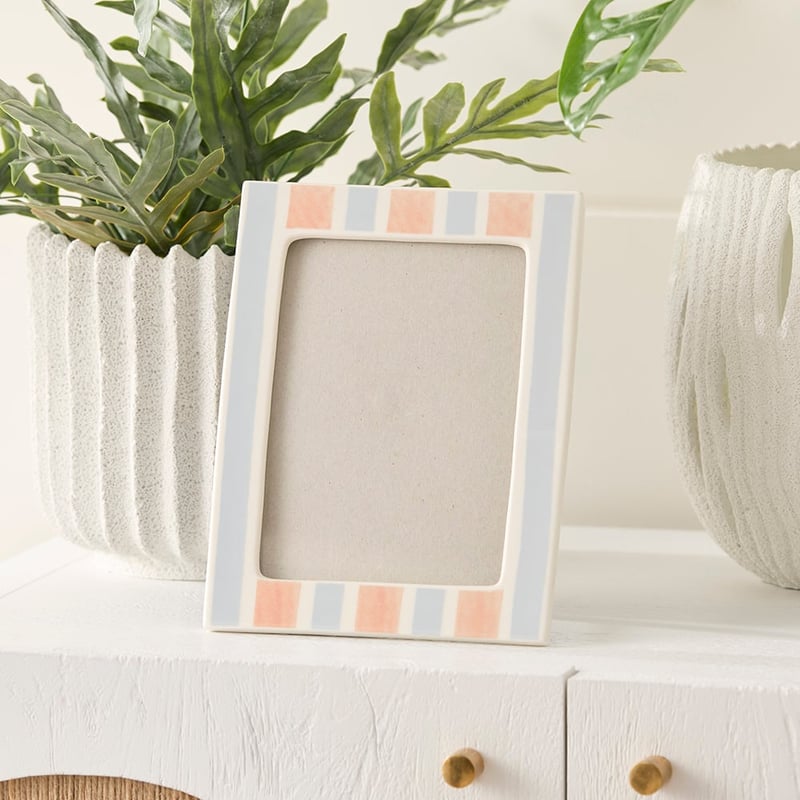 Luna Broad Stripe Photo Frame