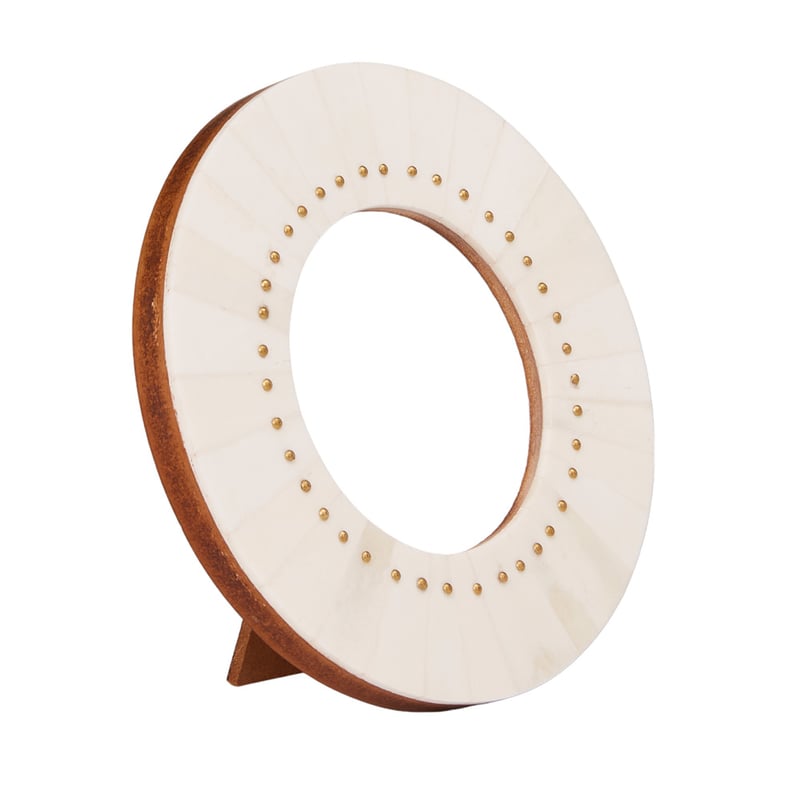 Otis Ivory Round Photo Frame