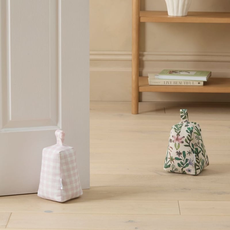 Inka Natural Floral Door Stop