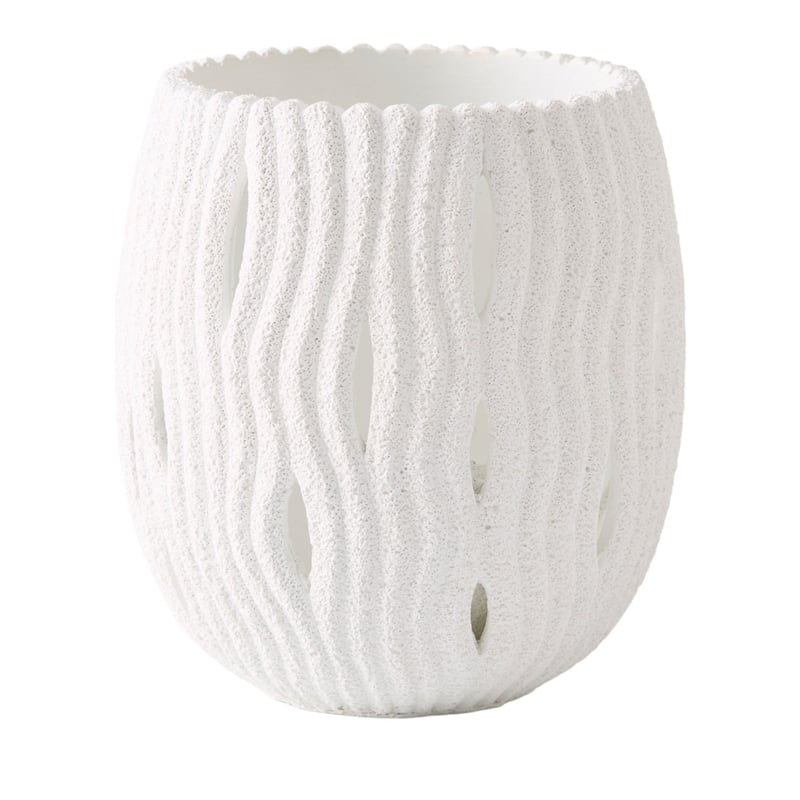 Coastal Ridge Off White Lantern