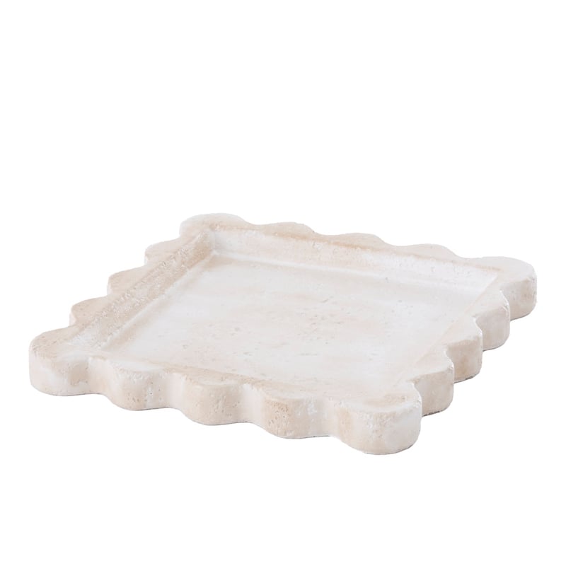 Petra Natural Scallop Tray