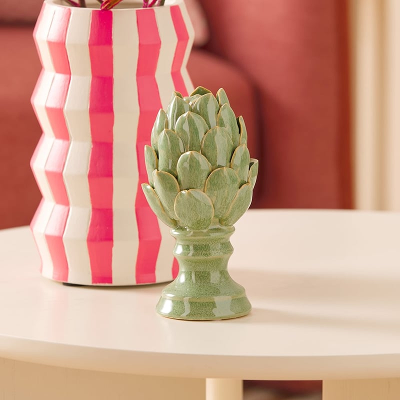 Ceramic Green Artichoke