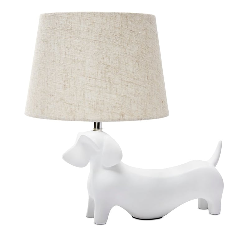 Dachshund White Table Light