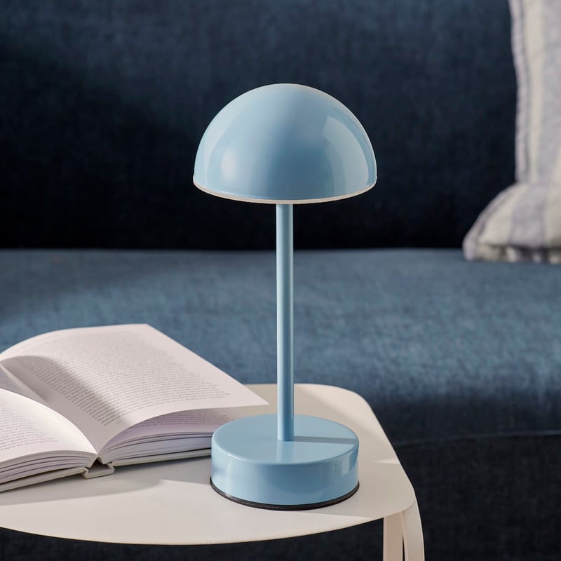 Marlo Blue USB Rechargeable Touch Table Light