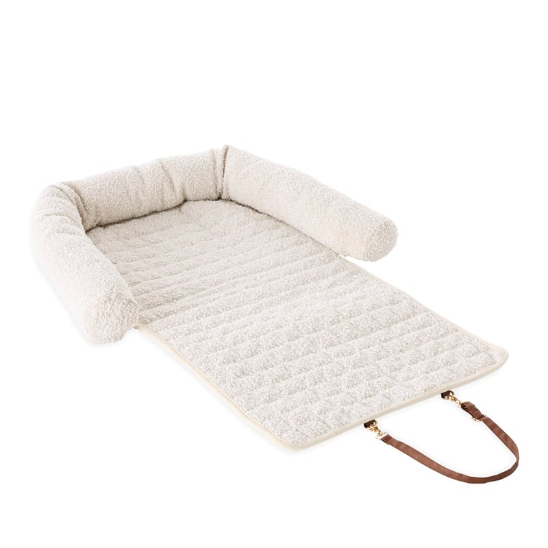 Maisy Cream Boucle Fold-Out Pet Bed