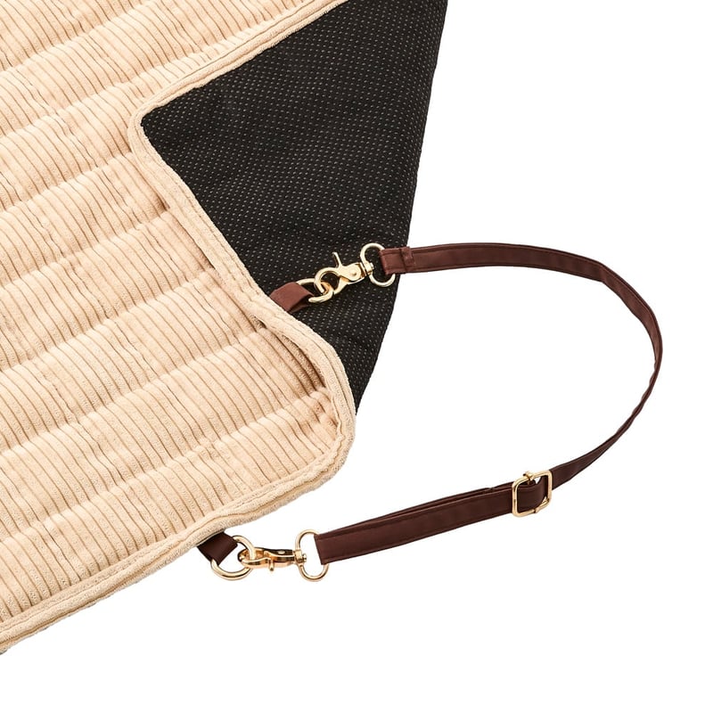 Maisy Biscuit Corduroy Double Fold-Out Pet Bed