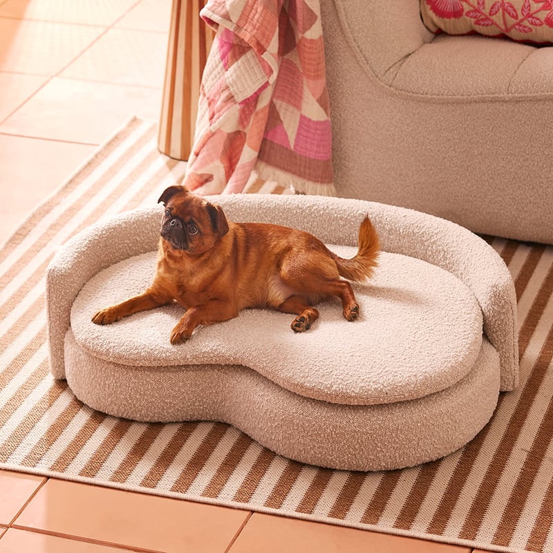 Harvey Cream Boucle Pet Bed