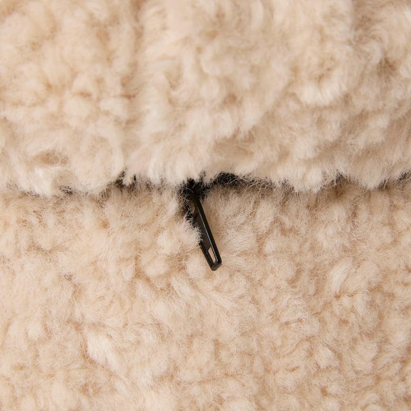 Milo Natural Sherpa Cat Bed
