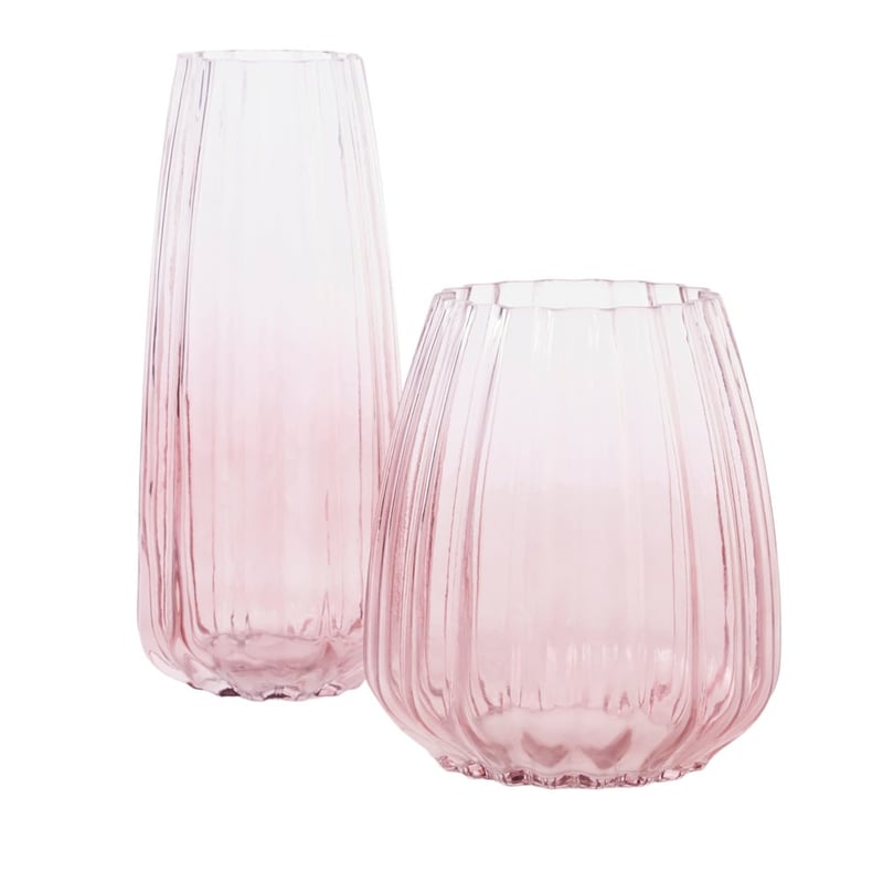 Lotus Gradient Pink Tall Vase
