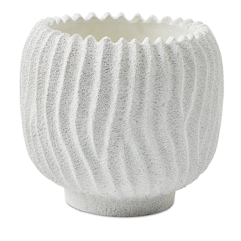 Sand Dune White Large Pot