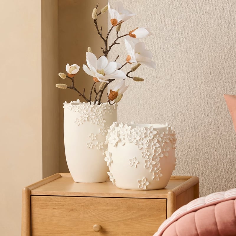 Wildflower White Vase