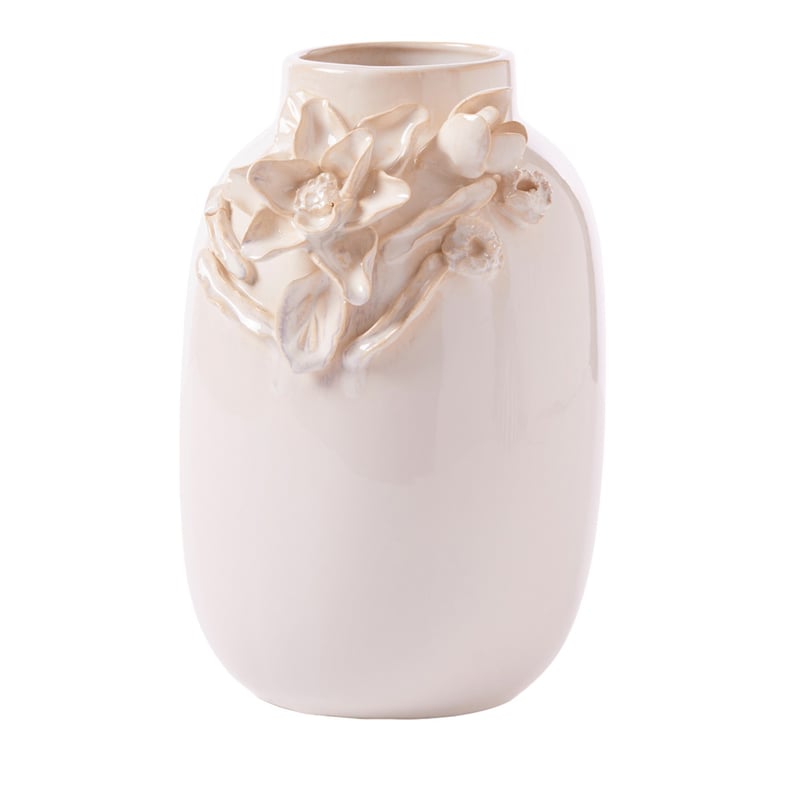 Camille White Rounded Vase