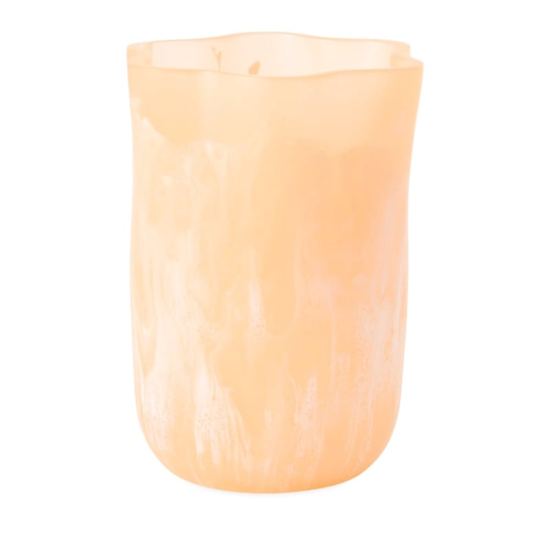 Dahlia Peach Resin Vase