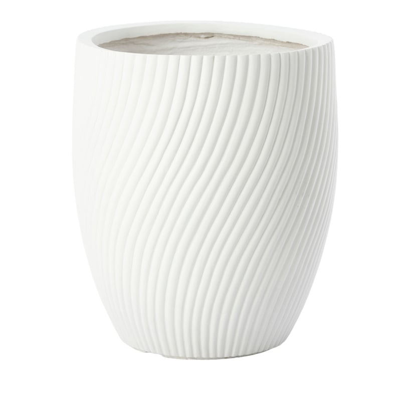 Burleigh White Twist Pot