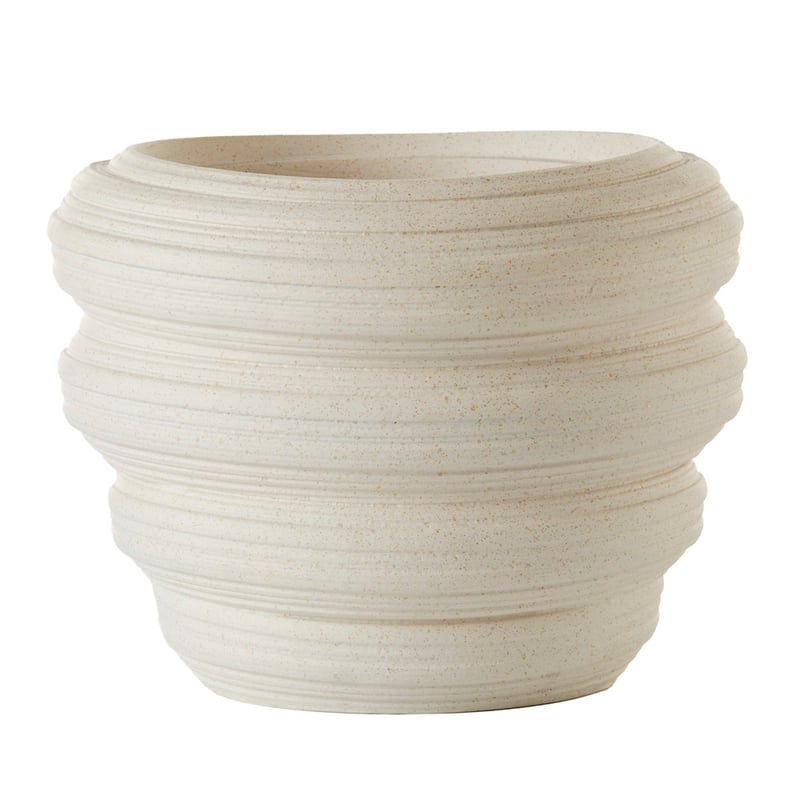 Coil Off White Pot