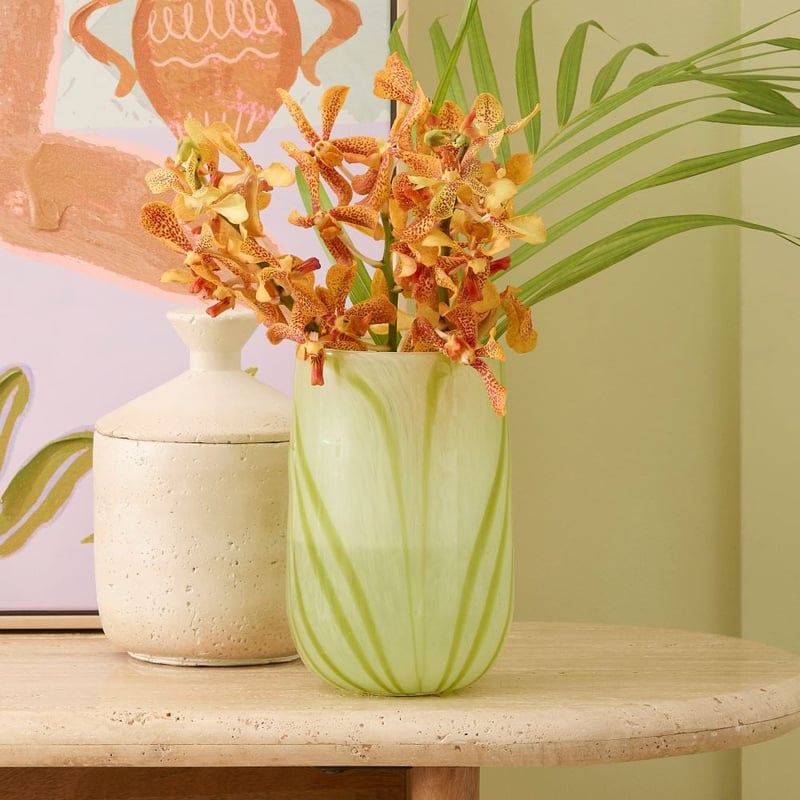 Astrid Light Green & Deep Green Vase