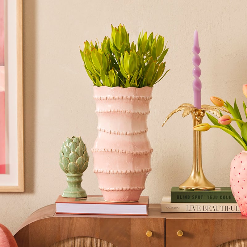 Alegra Pink Tall Vase