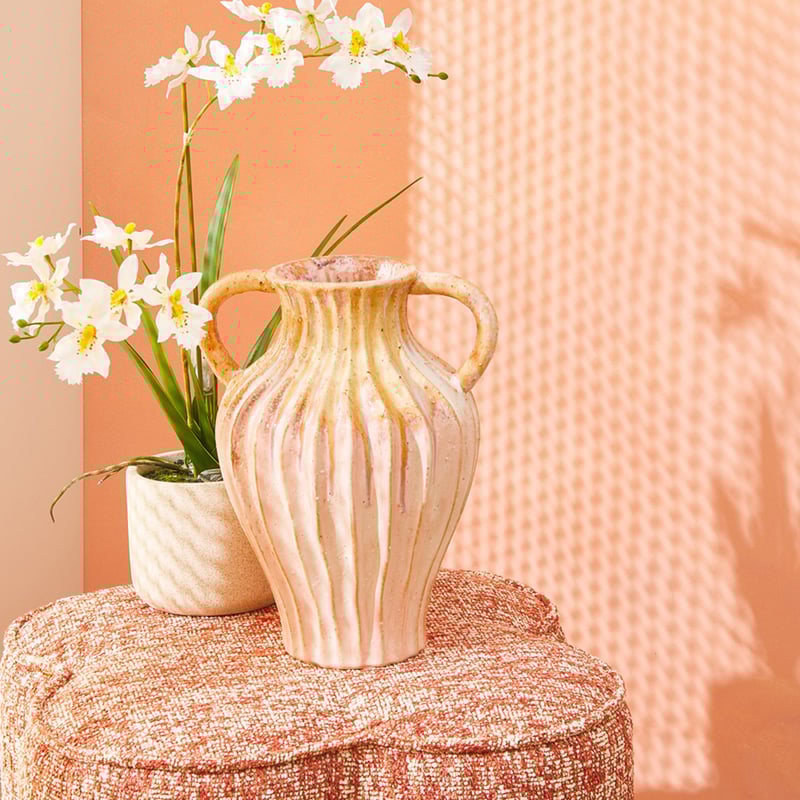 Alegra Pink Short Vase