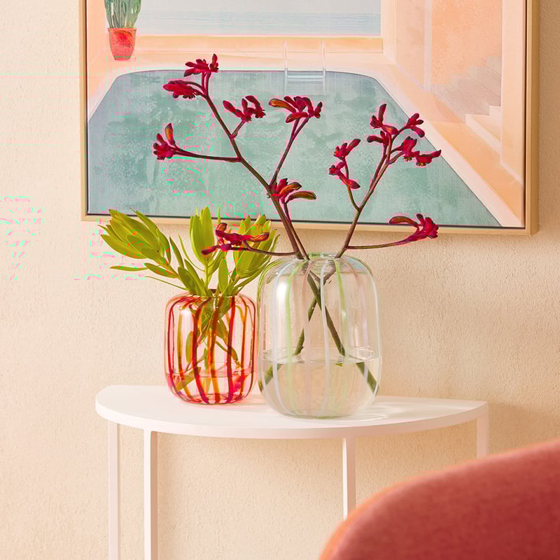 Peggy Sorbet Stripe Vase