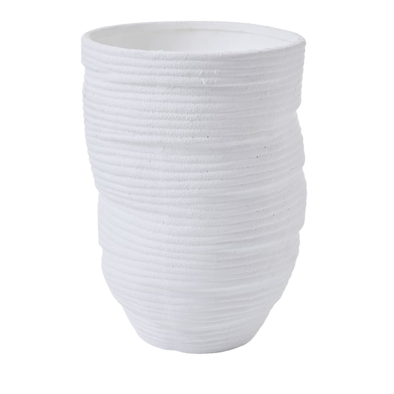 Sway White Tall Pot