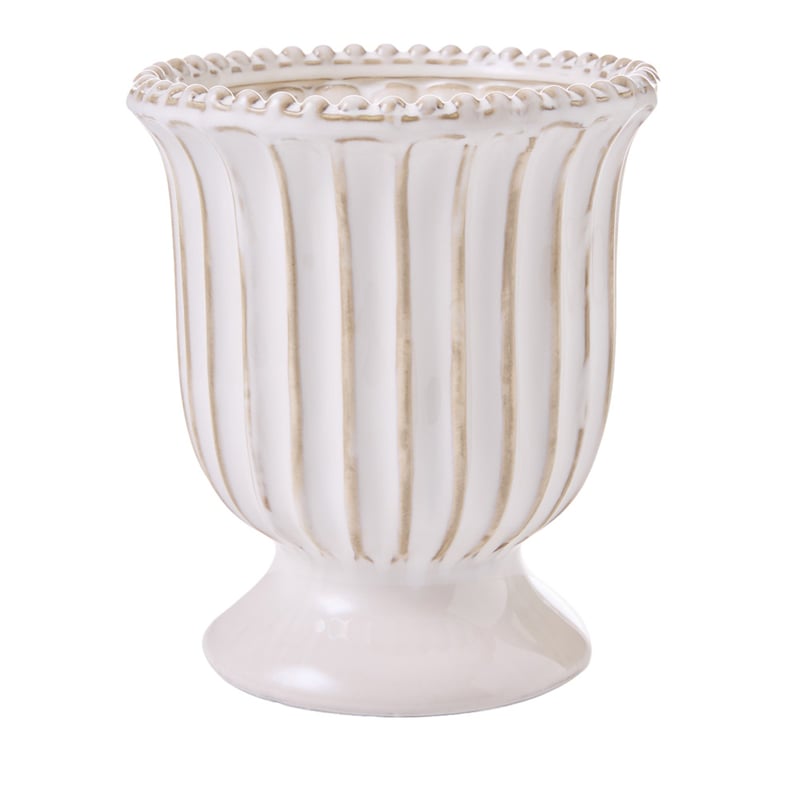 Ella White Rib Pot