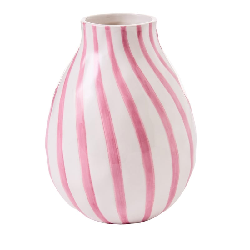 Lola Pink Stripe Vase