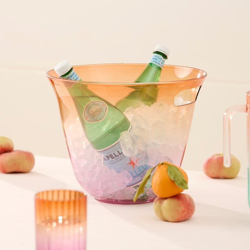 Positano Purple & Orange Ice Bucket