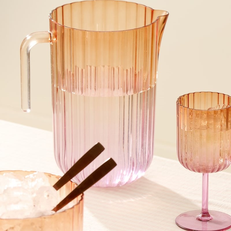 Positano Purple & Orange Jug