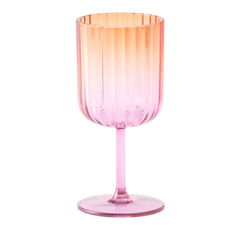 Positano Purple & Orange Wine Glass