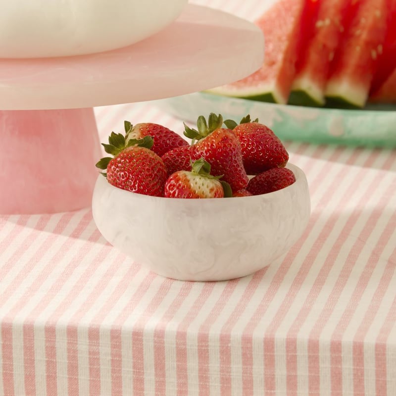 Calypso Matte White Resin Dip Bowl