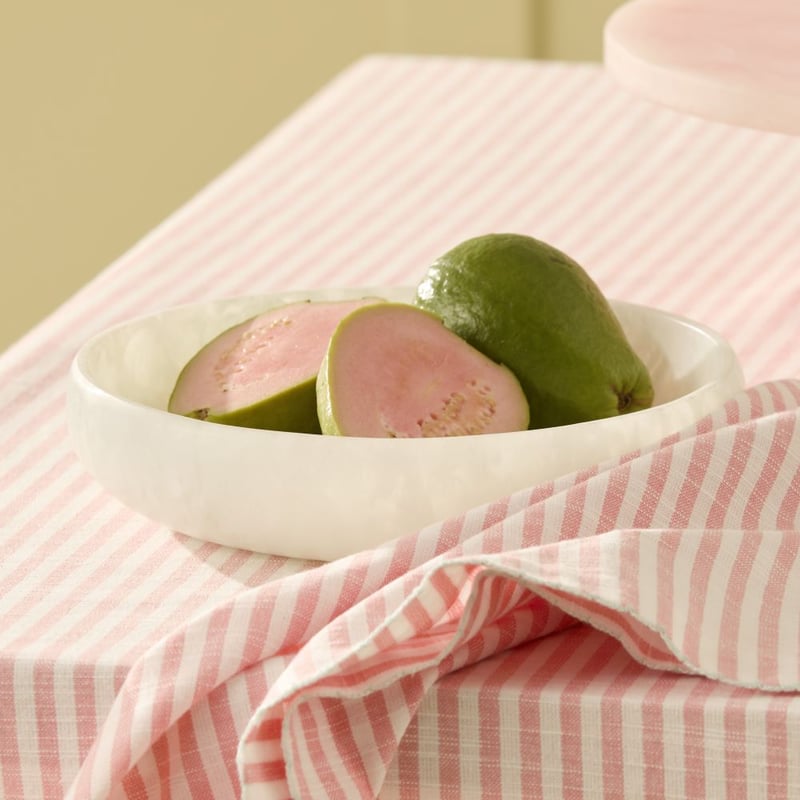 Calypso Matte White Resin Medium Serving Bowl