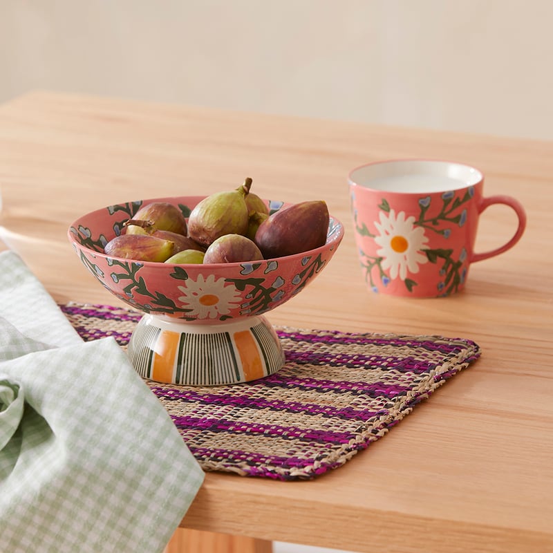 Malta Berry Gingham Placemat