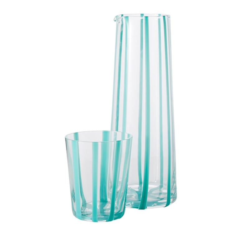 Stripe Teal Drinkware