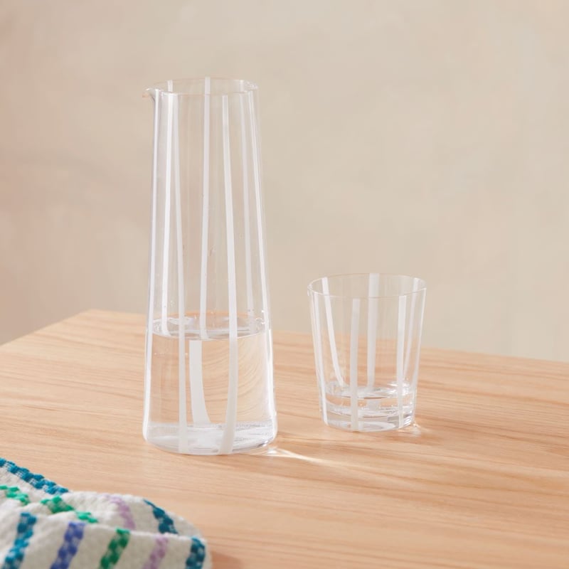 Stripe White Drinkware