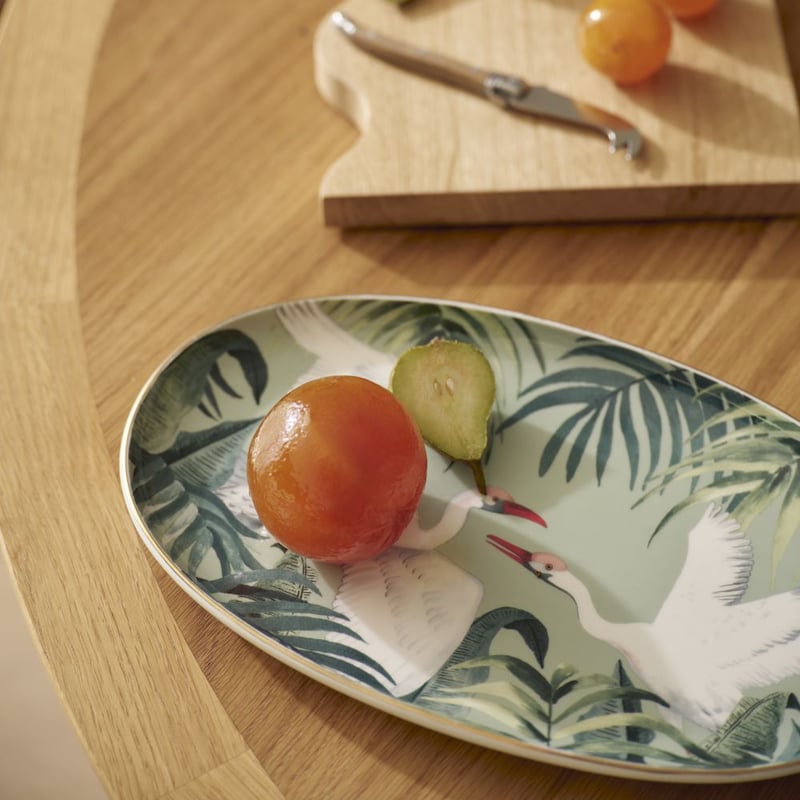 Margot Sage Oval Platter