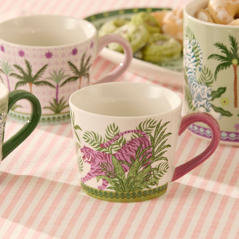 Adira Magenta Tiger Mug