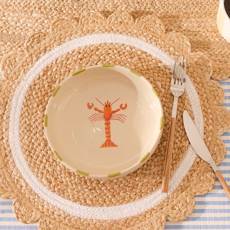 Under The Sea Lobster Dinner Bowl